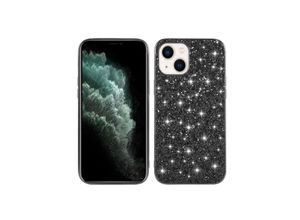 4066914407058 - Schutz Handy Hülle für Apple iPhone 15 Plus Case Cover Glitzer Bumper Etuis Neu