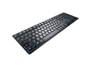 4025112098680 - CHERRY KB MX ULTRA LOW PROFILE Bluetooth® Tastatur Deutsch QWERTZ Schwarz Geräuscharme Tasten Wiederaufladbar