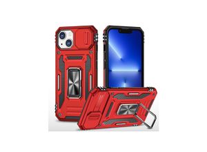 4066914386087 - Hülle Handy Schutz für Apple iPhone 15 Case Cover Kamera Ständer Etuis Bumper