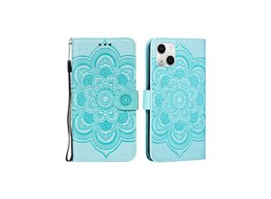 4066914407362 - Schutz Handy Hülle für Apple iPhone 15 Plus Case Cover Klapp Tasche Wallet Etuis