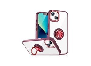 4066914402473 - Schutz Handy Hülle für Apple iPhone 15 Plus Case Cover Ring Halter Bumper Etuis