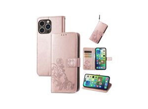 4066914380887 - Hülle Handy Schutz für Apple iPhone 15 Pro Max Case Cover Klapp Tasche Wallet