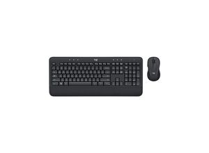 5099206079359 - MK545 ADVANCED Wireless Keyboard and Mouse Combo - Volle Größe (100%) - USB - QWERTZ - Schwarz - Maus enthalten