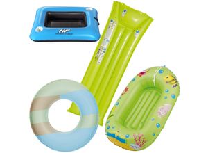4250897425622 - Wehncke - Kinder-Badeset (Schwimmring Kinderboot Luftmatratze) + Bestway Cooler Floatgrün 4250897425622 - Wehncke - Kinder-Badeset (Schwimmring Kinderboot Luftmatratze) + Bestway Cooler Floatgrün