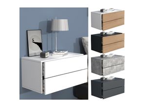 4051814419102 - Holz Wandschublade Nachtschrank Wandboard Schublade Konsole Nachttisch Usal L 60 cm (Farbe Weiß) 4051814419102 - Holz Wandschublade Nachtschrank Wandboard Schublade Konsole Nachttisch Usal L 60 cm (Farbe Weiß)