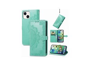 4066914380849 - Hülle Handy Schutz für Apple iPhone 15 Plus Case Cover Klapp Tasche Wallet Etuis