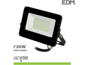 8425998703184 - E3 70318 Foco Proyector Led 20W 1000Lm Luz Verde 12X88X24Cm Edm