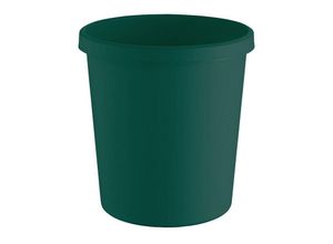 4012086022858 - Papierkorb The Green German Volumen 18 l umlaufender Griffrand Recyclingkunststoff Ø 315 x H 331 mm grün