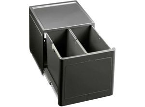 4020684524582 - BLANCO Mülltrennsystem Botton Pro 45 3 Mülleimer Gr B H T 375 cm x 35 cm x 40 cm 26 l schwarz Mülltrennsysteme