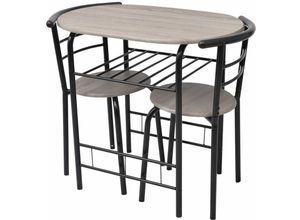 8718475967378 - Bonnevie - Frühstückstisch Bar-SetBartisch-Set mdf vidaXL