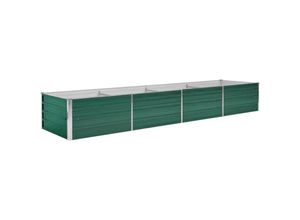 8718475709008 - Bonnevie - Garten-Hochbeet Verzinkter Stahl 320x80x45 cm Grün vidaXL893423