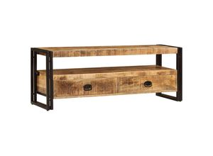 8719883550909 - Bonnevie - TV-SchrankTV-Möbel 120 x 35 x 45 cm Mangoholz Massiv vidaXL