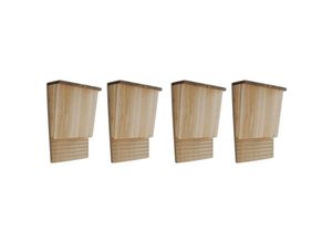 8718475797883 - Bonnevie - Fledermaushäuser 4 Stk 22 x 12 x 34 cm Holz vidaXL868955