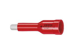 4003773021162 - KNIPEX Steckschlüsseleinsätze für Innensechskantschrauben mit Innenvierkant 3 8 oder 1 2