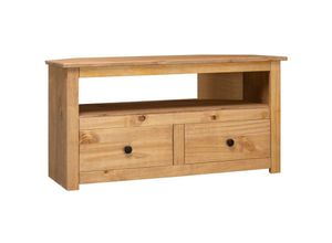 8719883682549 - Bonnevie - TV-Eckschrank 93 x 49 x 49 cm Massivholz Panama-Kiefer vidaXL691503