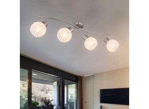 9007371400119 - - Decken Lampe Leuchte schwenkbare Glas-Spots Strahler Beleuchtung Wohn Zimmer