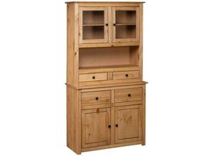 8719883682693 - Bonnevie - HighboardKommode 93x405x180 cm Kiefernholz Panama vidaXL