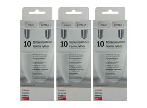 0797337963718 - - 3 x 10 Tabletten Siemens Reinigungstabletten 30 Tabletten