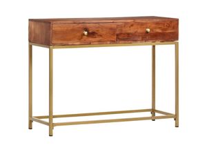 8719883803067 - Bonnevie - KonsolentischFlurtisch 100×35×76 cm Massivholz Akazie vidaXL