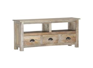 8719883819648 - Bonnevie - TV-SchrankTV-Möbel 110x30x50 cm Massivholz Mango vidaXL