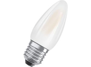 4058075435025 - Classic LED E27 Kerze Fadenlampe Matt 48W 470lm - 827 Extra Warmweiß Dimmbar - Ersatz Für 40W