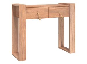 8719883824727 - Bonnevie - KonsolentischFlurtisch 90x35x75 cm Teak Massivholz vidaXL