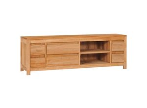 8719883910925 - Vidaxl - TV-Schrank 120x30x40 cm Massivholz Teak