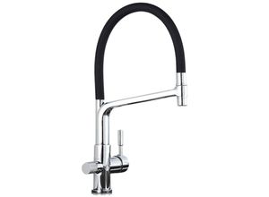 7346089541045 - Rosmmel - 3 wege wasserhahn für osmoseanlage abnehmbar um 360 ° drehbar modern von die Hermes-Reihe Verchromt