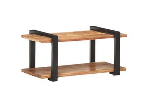 8720286070406 - Bonnevie - TV-SchrankTV-Möbel 90x40x40 cm Massivholz Akazie vidaXL