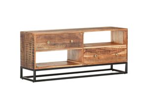 8720286052648 - Bonnevie - TV-SchrankTV-Möbel 120x30x50 cm Raues Akazienholz vidaXL