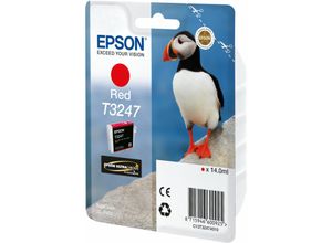 8715946600925 - Tintenpatrone T3247 Rot Original Pigmentbasierte Tinte Epson SureColor SC-P400 1 Stück