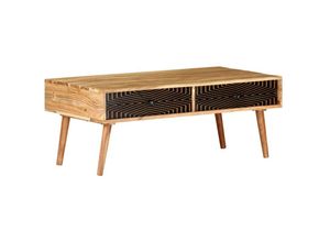 8720286201299 - Bonnevie - Couchtische Kaffeetisch 100x50x39 cm Massivholz Akazie vidaXL