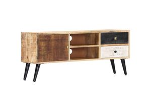 8719883678771 - Bonnevie - TV-SchrankTV-Möbel 115×30×47 cm Mango-Massivholz vidaXL