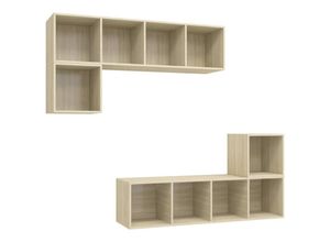 8720286591147 - 4-tlg TV-Schrank-Set Sonoma-Eiche Holzwerkstoff vidaXL931260