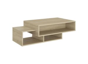 8720286610633 - Bonnevie - Couchtische Kaffeetisch Sonoma-Eiche 105x55x32 cm Holzwerkstoff vidaXL