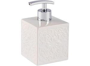 4008838219935 - Seifen Spender Cordoba 500 ml Dosierer Bad Keramik Ornamenten wc Küchen - weiss - Wenko