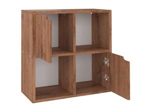 8720286670095 - Bonnevie - BücherregalStandregal Braun Eichen-Optik 60x275x595 cm Holzwerkstoff vidaXL