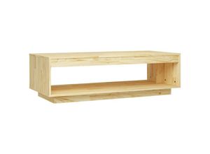 8720286610466 - Bonnevie - Couchtische Kaffeetisch 110x50x335 cm Kiefer Massivholz vidaXL