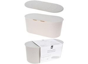 8719987868641 - Brotkasten EXCELLENT creme (BHT 40x7x19 cm) BHT 40x7x19 cm beige Brotkorb Brotbox Brot-Behälter Brotbehälter