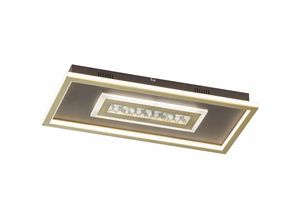 4059157319158 - Etc-shop - Deckenleuchte Esszimmer Deckenlampe mit 3 Stufen Dimmer led in rostoptik Metall Kunststoff 1x led 365W 2450 Lm warmweiß l 60 cm