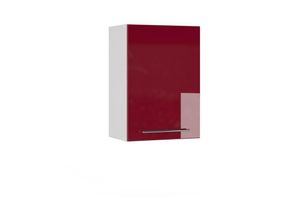 4251421955547 - VICCO Hängeschrank 50 cm Bordeaux Hochglanz Küchenschrank Hängeschrank Küchenzeile Fame-Line