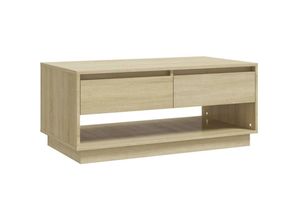 8720286834466 - Bonnevie - Couchtische Kaffeetisch Sonoma-Eiche 1025x55x44 cm Holzwerkstoff vidaXL