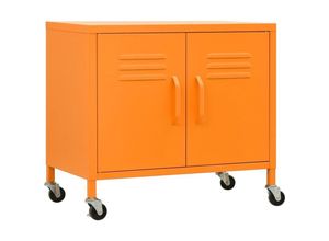 8720286565766 - Bonnevie - Lagerschrank Orange 60x35x56 cm Stahl vidaXL377202