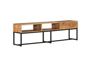 8720286668511 - Bonnevie - TV-SchrankTV-Möbel 160x30x45 cm Massivholz Akazie vidaXL