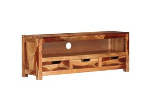 8720286758564 - Bonnevie - TV-SchrankTV-Möbel 110x30x40 cm Massivholz Akazie vidaXL