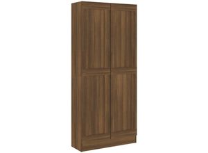 8720286931813 - Bonnevie - Bücherregal Braun Eichen-Optik 825x305x1855 cm Holzwerkstoff vidaXL51769