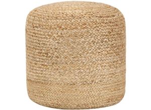 8718475735168 - Handgefertigter Sitzpuff 40 x 45 cm Jute vidaXL - Braun