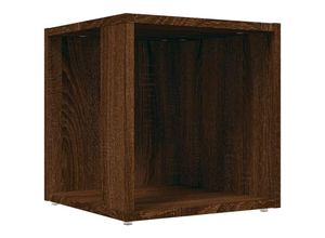 8720286956878 - Vidaxl - Beistelltisch Braun Eichen-Optik 33x33x345 cm Holzwerkstoff Braun