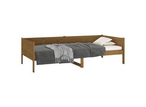 8720287072287 - TagesbettGästebett Honigbraun Massivholz Kiefer 90x190 cm vidaXL