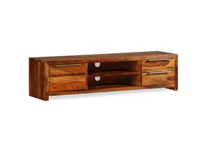 8718475528203 - Bonnevie - TV-SchrankTV-Möbel 120 x 30 x 30 cm Massivholz vidaXL